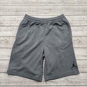 Air Jordan Shorts Men's Medium Gray Jumpman Basketball Activewear Training Gym